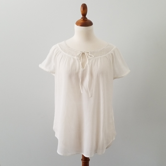 Lucky Brand peasant top - Picture 1 of 8